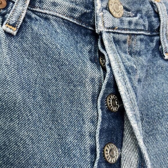 Agolde Jeans‎ 26 Feel Good Jamie Distressed Organic Cotton High Rise Button Fly - Picture 4 of 16